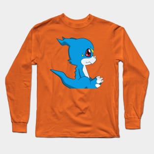 Sitting Veemon Long Sleeve T-Shirt